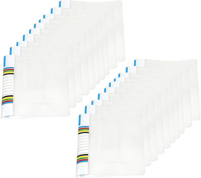 SHINING ZON Report File Folder Document File(Set Of 20, White colour)