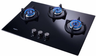 Whirlpool ELITE HYBRID 703 MT Glass Automatic Gas Stove(3 Burners)