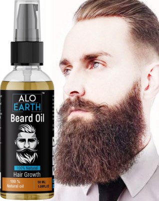 Aloearth Advanced Beard Growth Oil For Men (SLS & Parabean Free) , Mooch Oil for strong and healthy beard growth Hair oil Hair Oil(50 ml)