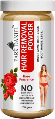 PARK DANIEL Pure and Natural Rose Fragrance Hair Removal Powder- For Easy Hair Removal Of Underarms, Hand, Legs & Bikini Line(Three in one Use)(150gm) Wax(150 g)