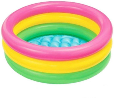 INTEX sunset glow baby pool Inflatable Swimming Pool(malti)