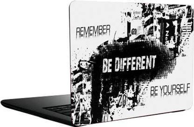 Just Care Be Different Laptop Skin Sticker Vinyl Fits Size Upto 15 inches No Residue, Bubble Free (15.6) Vinyl Reusable Laptop Skin Compatible for 15.6 inch(Theme: Illustrations)