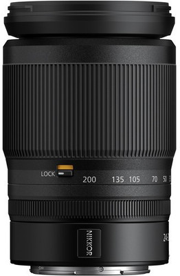 NIKON Z 24-200MM F/4-6.3 VR Telephoto Zoom  Lens(Black, 24-200 mm)