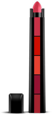 face tech FAB 5 Matte Finish 5 in 1 Lipstick(Multi, 7 g)
