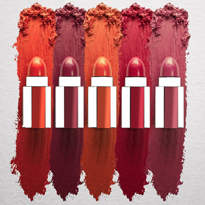 ADJD Color Full Matte Finish Long Lasting Lipstick 5 in 1(MULTI SHADE, 6 g)