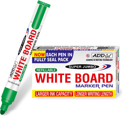 Add Gel WHITEBOARD MARKER(Set of 40, Red)