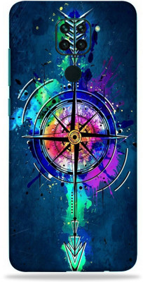 LAMHA Redmi Note 9 Mobile Skin(Ultra Super Color Compass skin With High Matte Finish., Mobile Skin (Back+Side+Camera))