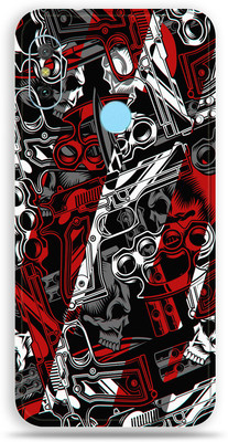 BUGGU Mi Redmi Note 6 Pro, Mi Redmi Note 6 Pro Mobile Skin(Ultra Super Color Arms Skin With High Matte Finish, Mobile Skin (Back+Side+Camera))