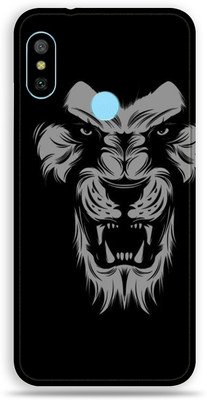 BugguSkin Mi Redmi Note 6 Pro Mobile Skin(Ultra Super Black Lion Skin With High Matte Finish., Mobile Skin (Back+Side+Camera))