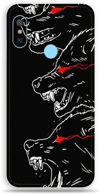 BugguSkin Mi Redmi Note 6 Pro Mobile Skin(Ultra Super Angry Wolf Skin With High Matte Finish., Mobile Skin (Back+Side+Camera))