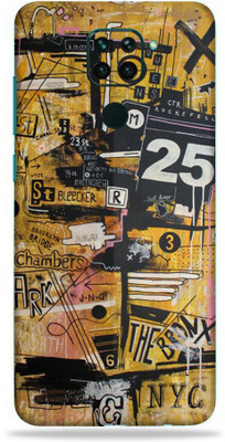 AsSkin Redmi Note 9, redmi note 9, Mi Note 9 Mobile Skin(Ultra Super Multicolor Graffiti With High Matte Finish.)