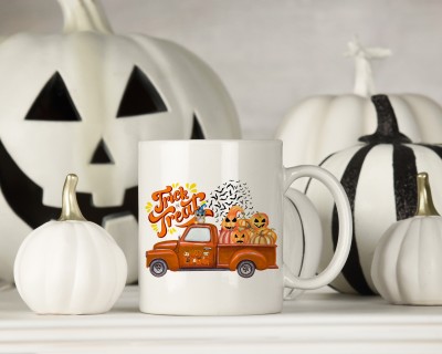 Days Quoted Trick Treat Halloween coffee mug Ceramic Coffee Mug(325 ml)