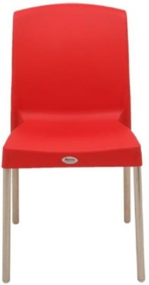 Supreme HYBRID Chair Red SET OF 1 CHAIR FULLY COMFORT nd weight bearing capacity 150 kg cafeteria chair Plastic Cafeteria Chair(RED, Pre-assembled)