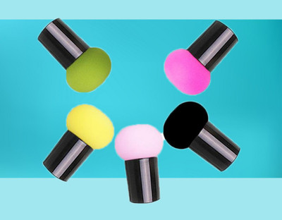 S.F.R Mushroom Head Beauty Blender Elastic Soft Mushroom Shape 5 Set Beauty Blender for Liquid, Cream and Powder Sponge Makeup Puff. B2