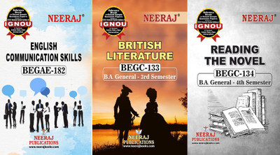 IGNOU BEGAE-182 English Communication Skills BEGC-131: Individual And Society BEGC-132: Selections From Indian Writing: Cultural Diversity(Paperback, Experts Panel of Neeraj Publication)