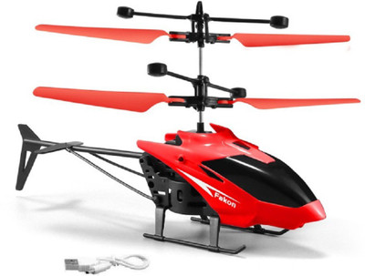 KS STORE AMAZING HAND SENSOR HELICOPTER TOY FOR KIDS(RED HAND SENSOR HELICOPTER)