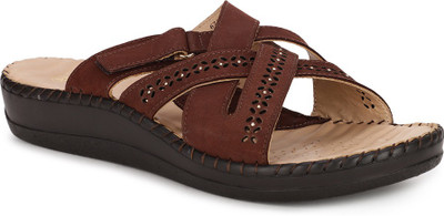 Scholl Women Flats(Brown , 7)