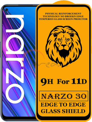 Dream Edge To Edge Tempered Glass for Realme Narzo 30(Pack of 1)