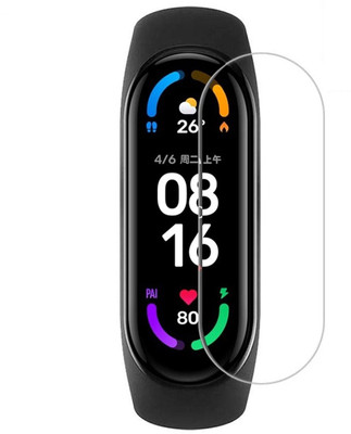 Guardpad Edge To Edge Screen Guard for Mi Smart Band 6 Black Smart Watch [Better than Tempered Glass][Transparent, 2 Pack](Pack of 2)