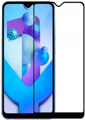 ISAAK Edge To Edge Tempered Glass for Vivo Y1s Edge to Edge, Full Glue, 11D Tempered Glass(Pack of 1)