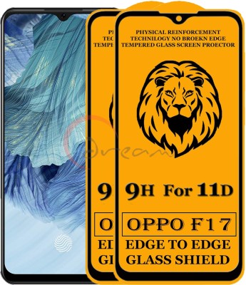 Dream Edge To Edge Tempered Glass for Oppo F17(Pack of 2)