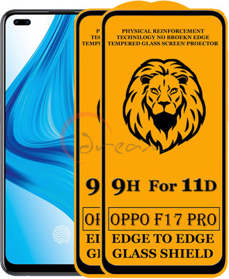 Dream Edge To Edge Tempered Glass for Oppo F17 Pro(Pack of 2)