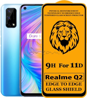 Dream Edge To Edge Tempered Glass for Realme Q2(Pack of 1)