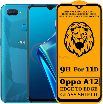 Dream Edge To Edge Tempered Glass for Oppo A12(Pack of 1)