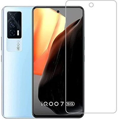 silkykraftz Tempered Glass Guard for Vivo IQOO 7 5G(Pack of 1)