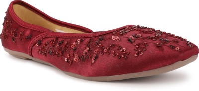 Marie Claire Bellies For Women(Maroon)