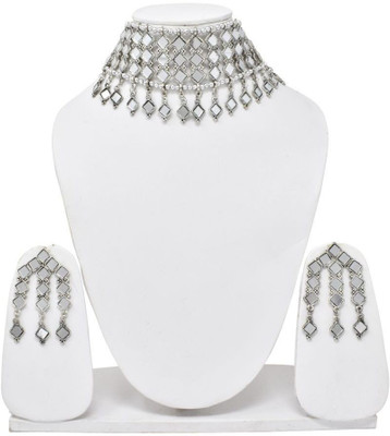 Samridhi DC Oxidised Silver Silver Jewellery Set(Pack of 1)