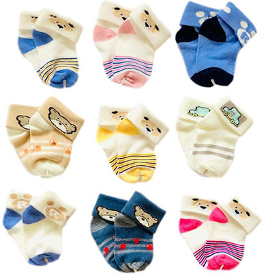 tiniberry Baby Boys & Baby Girls Ankle Length(Pack of 8)
