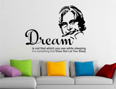 Asmi Collections 60 cm APJ Abdul Kalam Motivational Quotes Wall sticker Self Adhesive Sticker(Pack of 1)