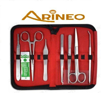 ARINEO PREMIUM QUALITY DISSECTION KIT 8PC Tissue Forceps Tissue Forceps