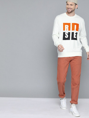 HERE&NOW Full Sleeve Printed Men Sweatshirt