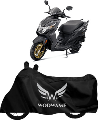 WODWAME Waterproof Two Wheeler Cover for Honda(Dio, Black)