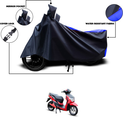 GOSHIV-car and bike accessories Waterproof Two Wheeler Cover for Hero(Dash, Black, Blue)