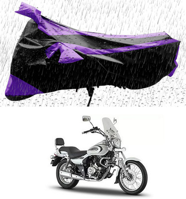 APNEK Two Wheeler Cover for Bajaj(Avenger 220 Cruise, Black, Purple)