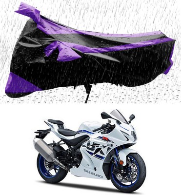 Ascension Two Wheeler Cover for Suzuki(GSX R1000, Black, Purple)