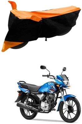 Ascension Two Wheeler Cover for Yamaha(Saluto RX, Black, Orange)