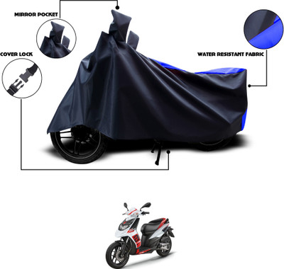 GOSHIV-car and bike accessories Waterproof Two Wheeler Cover for Aprilia(Black, Blue)