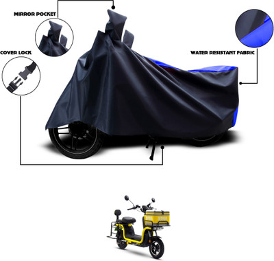 GOSHIV-car and bike accessories Waterproof Two Wheeler Cover for Okinawa(Black, Blue)