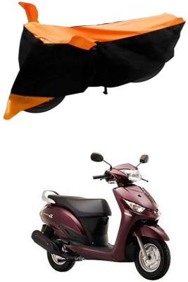 Ascension Two Wheeler Cover for Yamaha(Alpha, Black, Orange)