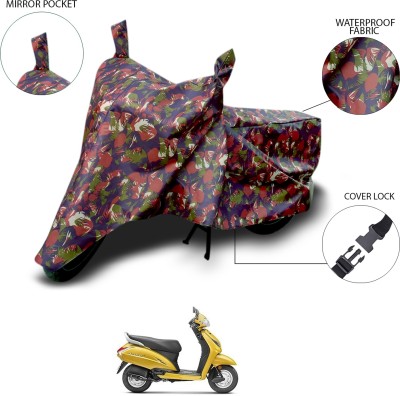 GOSHIV-car and bike accessories Waterproof Two Wheeler Cover for Honda(Activa 5G, Multicolor)