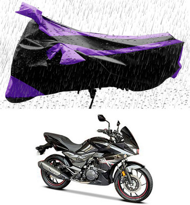 THE REAL ARV Two Wheeler Cover for Hero(Xtreme 200S, Black, Purple)