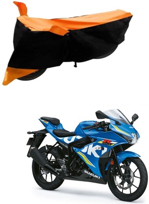 ARN Two Wheeler Cover for Suzuki(Gixxer, Black, Orange)