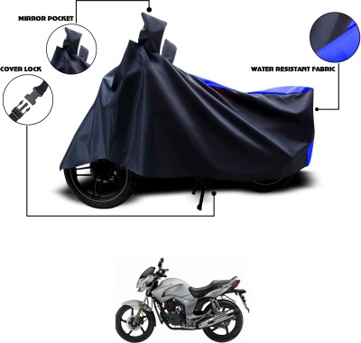 GOSHIV-car and bike accessories Waterproof Two Wheeler Cover for Hero(Hunk, Black, Blue)