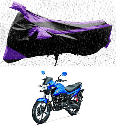 APNEK Two Wheeler Cover for Honda(Livo, Black, Purple)