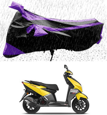 APNEK Waterproof Two Wheeler Cover for TVS(Ntorq 125, Black, Purple)