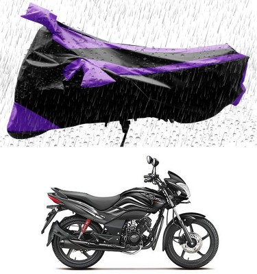 Ascension Two Wheeler Cover for Hero(Passion Xpro, Black, Purple)